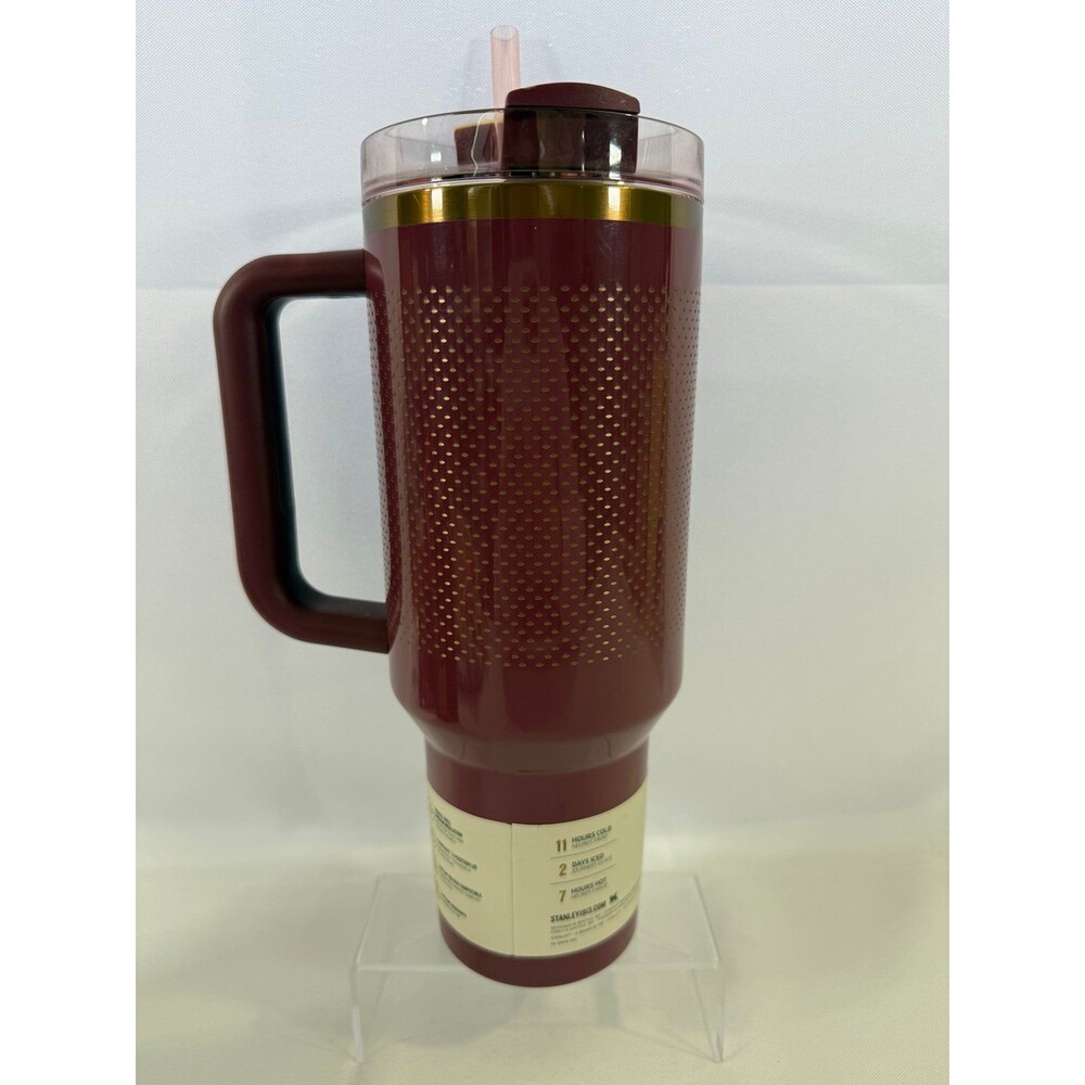 STANLEY × CALIA EXCLUSIVE 40oz FlowState Quencher H2.0Tumbler Red Nectar - Picture 3 of 7
